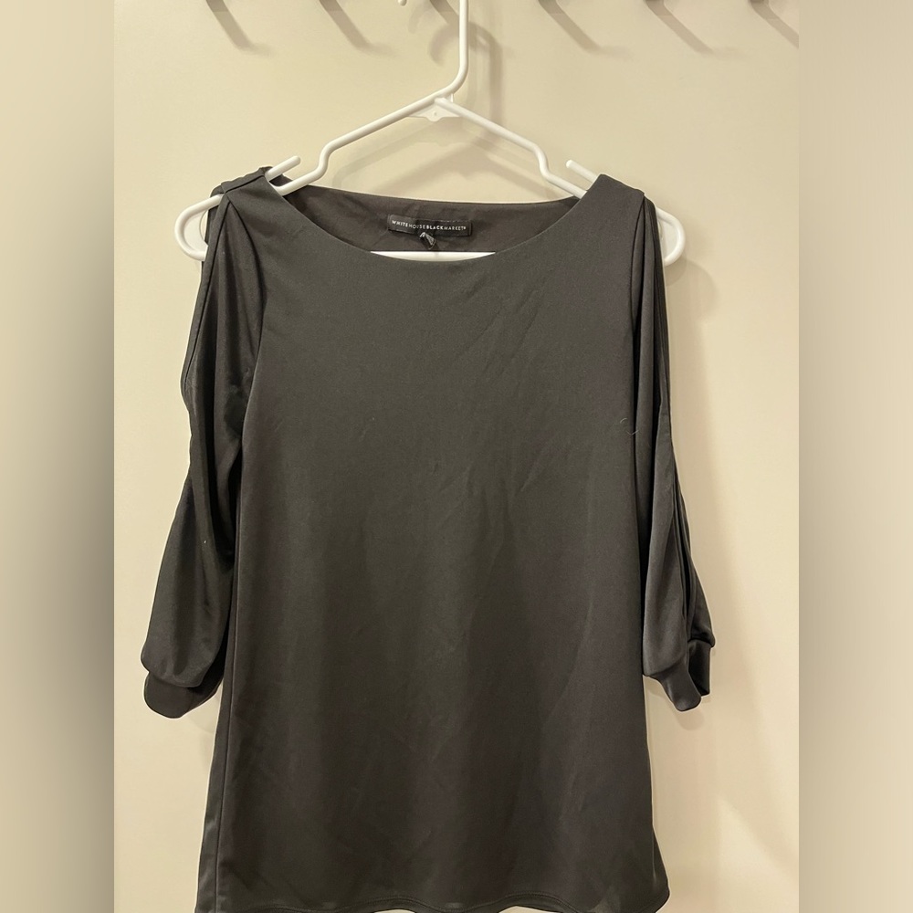 White House Black Market Matte Jersey Blouse
